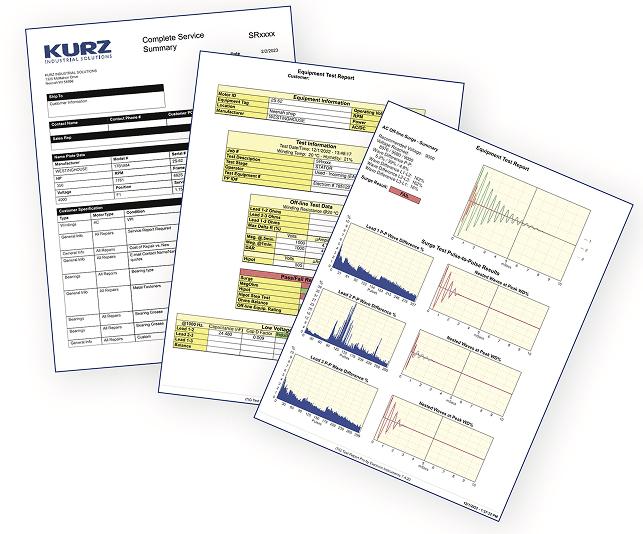 Kurz service summary report documentation